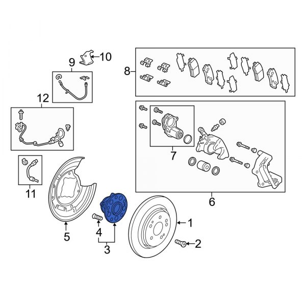 Wheel Bearing and Hub Assembly