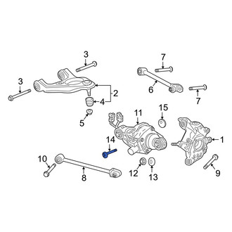 Acura OE - Rear Suspension Control Arm Bolt