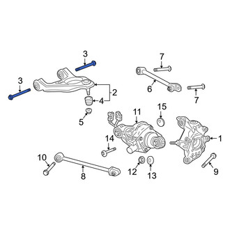 Acura OE - Front Suspension Control Arm Bolt