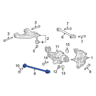 Acura OE - Rear Lower Suspension Trailing Arm