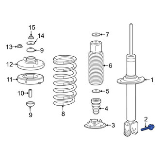 Acura OE - Suspension Shock Absorber Bolt