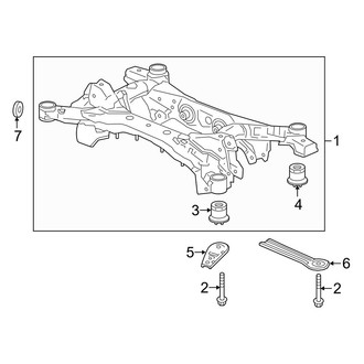 Acura OE - Rear Suspension - Suspension Mounting (FWD)