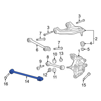 Acura OE - Rear Lower Suspension Trailing Arm