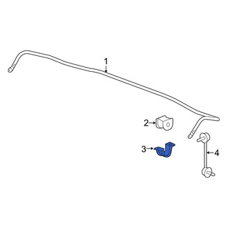 Acura OE - Suspension Stabilizer Bar Bracket