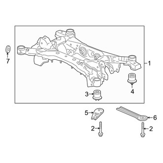 Acura OE - Rear Suspension - Suspension Mounting (AWD)