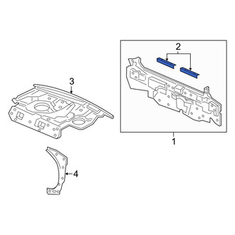 Acura OE - Right Rear Body Panel Bracket