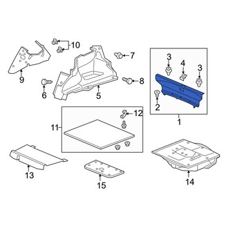 Acura OE - Rear Rear Body Panel Trim Panel