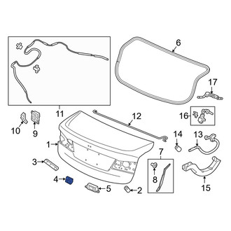 Acura OE - Rear Liftgate Drain Plug