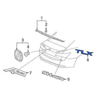 Acura OE - Rear Deck Lid Emblem
