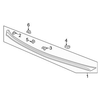 Acura OE - Trunk Lid - Rear Spoiler
