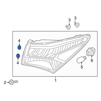 Acura OE - Tail Light Assembly Cap