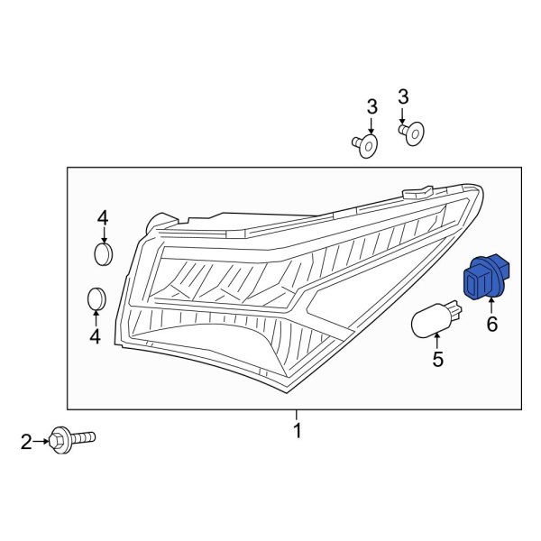 Tail Light Socket