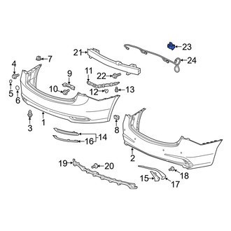 Acura OE - Rear Right Parking Aid Sensor