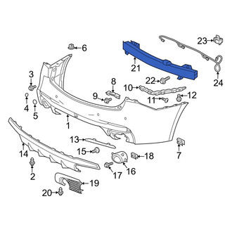 Acura OE - Rear Bumper Impact Bar