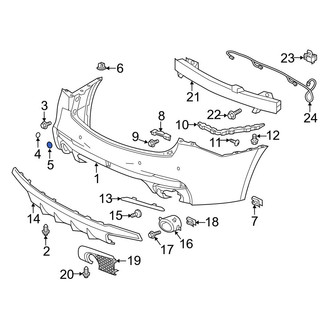 Acura OE - Bumper Cover Cap