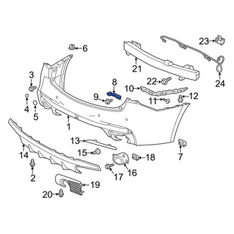 Acura OE - Right Bumper Cover Bracket
