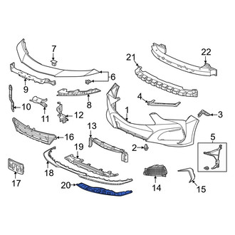 Acura OE - Left Spoiler Bracket