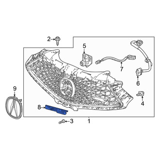 Acura OE - Front Grille Emblem