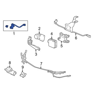 Acura OE - Center Left Park Assist Camera