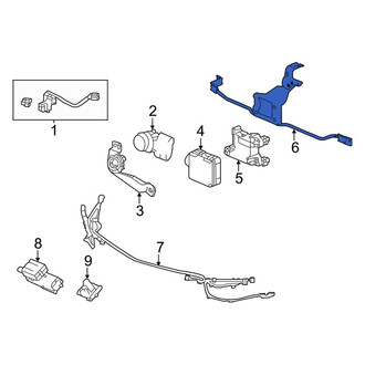 Acura OE - Inner Cruise Control Distance Sensor Bracket
