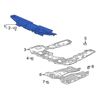 Acura OE - Front Radiator Support Access Cover