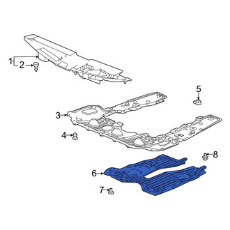 Acura OE - Front Radiator Support Splash Shield