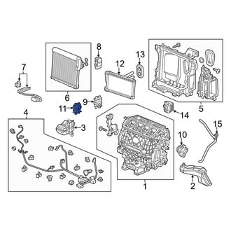 Acura OE - Left HVAC Blend Door Actuator