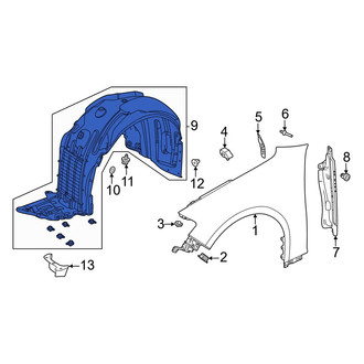 Acura OE - Front Right Fender Splash Shield