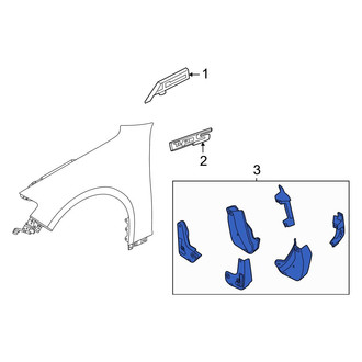 Acura OE - Front Mud Guard