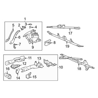 Acura OE - Fender - Structural Components & Rails