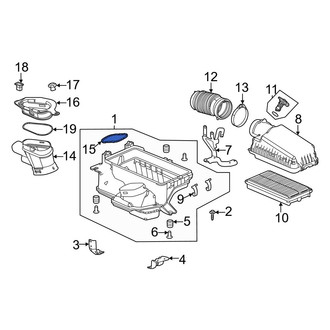 Acura OE - Engine Air Intake Resonator Seal