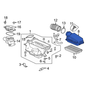 Acura OE - Air Cleaner Cover