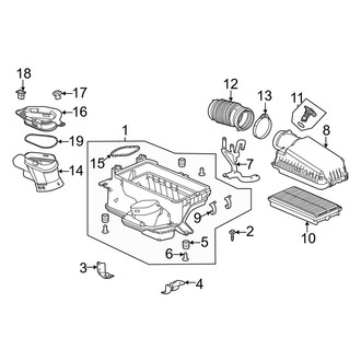 Acura OE - Engine / Transaxle - Air Intake (2.0L)