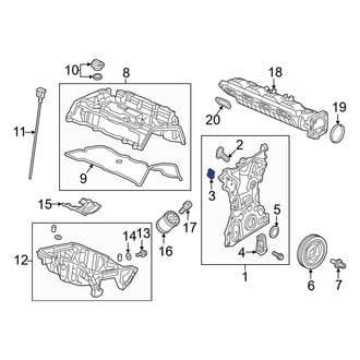 Acura OE - Engine Timing Cover O-Ring