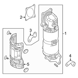 Acura OE - Exhaust System - Manifold (2.0L)