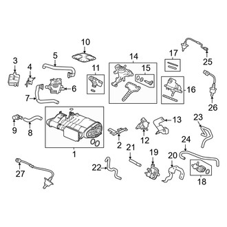 Acura OE - Emission System - Emission Components (3.0L)