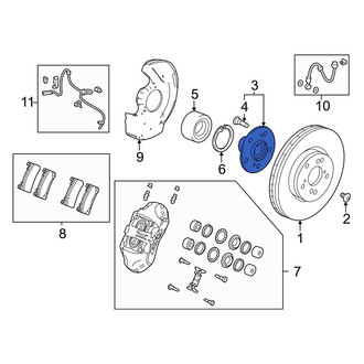 Acura OE - Front Wheel Hub