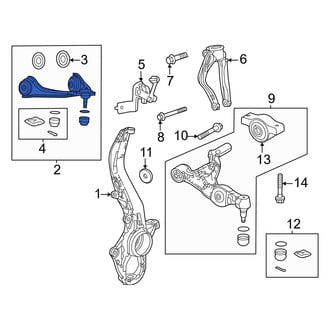 Acura OE - Rear Right Lower Suspension Control Arm
