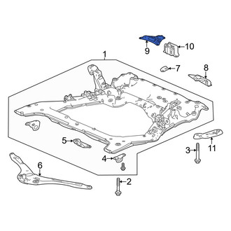 Acura OE - Upper Engine Cradle Brace