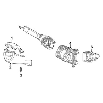 Acura OE - Steering Column - Shroud, Switches & Levers