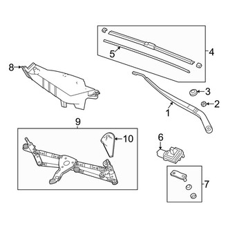 Acura OE - Windshield - Wiper Components