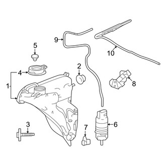 Acura OE - Windshield - Washer Components
