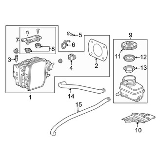 Acura OE - Cowl - Components on Dash Panel (Base / SH-AWD / Type S)