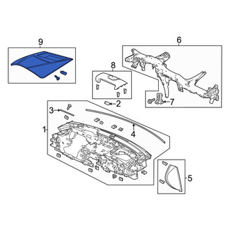 Acura OE - Instrument Cluster Visor