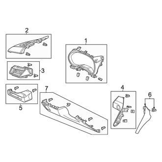 Acura OE - Instrument Panel Components (Driver Side)