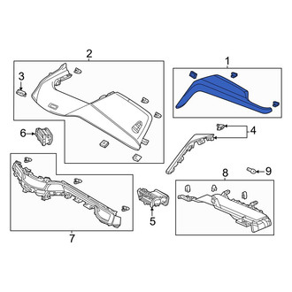 Acura OE - Right Lower Instrument Panel Pad