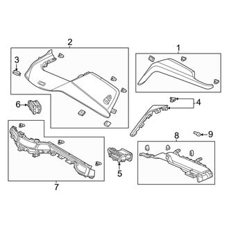 Acura OE - Instrument Panel Components (Passenger Side)