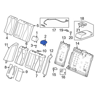 Acura OE - Rear Inner Headrest