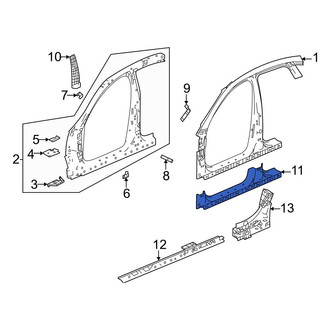 Acura OE - Left Rocker Panel