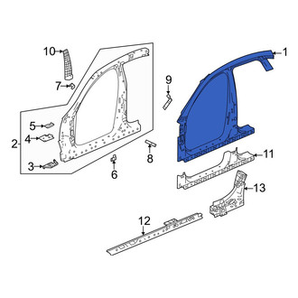 Acura OE - Left Outer Uniside